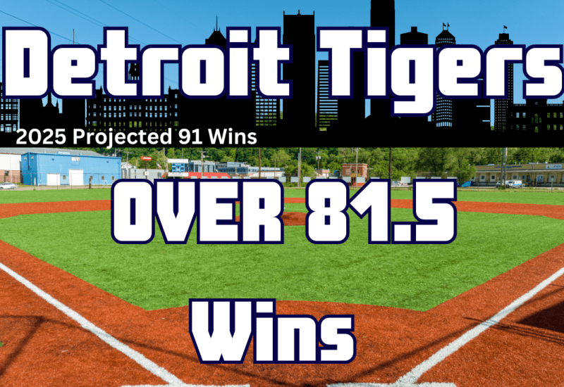 MLB Season Win Total Betting Model: Pick #1 Detroit Tigers Over 83.5 Wins